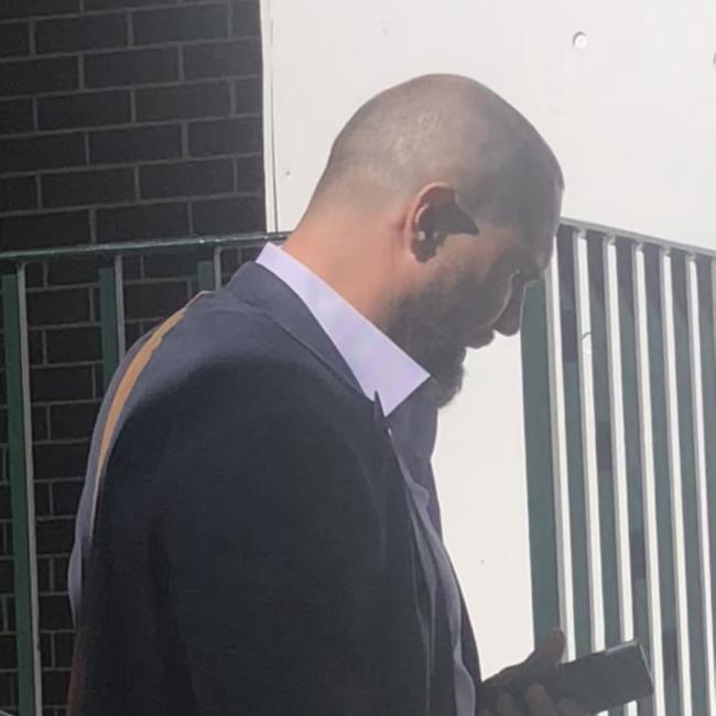 Dean Peter Dallwitz, 51, of Queenscliff, leaving Manly Local Court on Wednesday, where he was convicted of high range drink driving. Picture: Jim O'Rourke