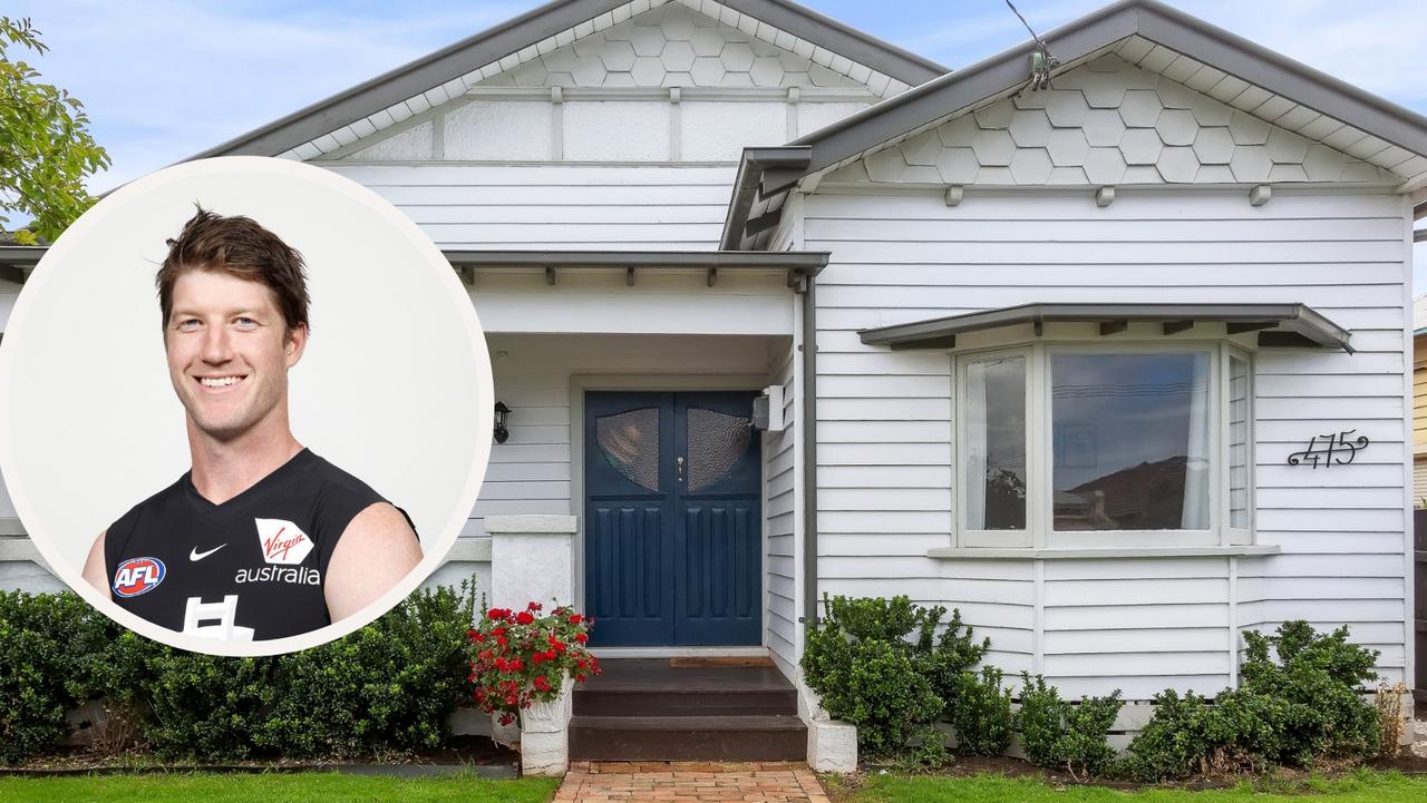 Former Carlton footballer Sam Rowe is selling his stylish family home.