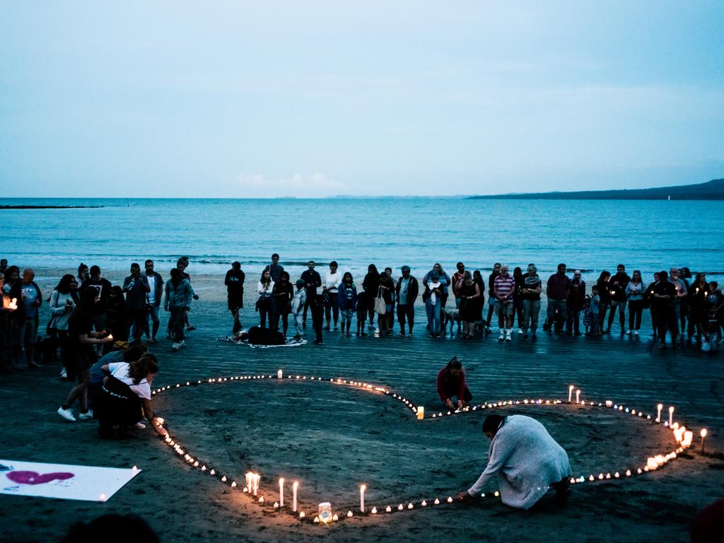 AUCKLAND, NEW ZEALAND - MARCH 16: Crowds gather for a vigil in memory of the victims of the Christchurch mosque terror attacks, on Takapuna beach on March 16, 2019 in Auckland, New Zealand. 49 people are confirmed dead, with 36 injured still in hospital following shooting attacks on two mosques in Christchurch on Friday, 15 March. 41 of the victims were killed at Al Noor mosque on Deans Avenue and seven died at Linwood mosque. Another victim died later in Christchurch hospital. A 28-year-old Australian-born man, Brenton Tarrant, appeared in Christchurch District Court on Saturday charged with murder. The attack is the worst mass shooting in New Zealand's history. (Photo by Cam McLaren/Getty Images)