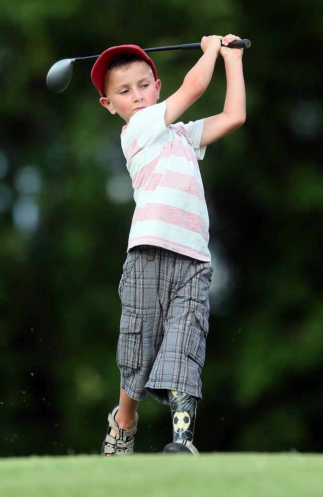 Archer Belbin (5) in action at Horton Park. Picture: Glenn Barnes.