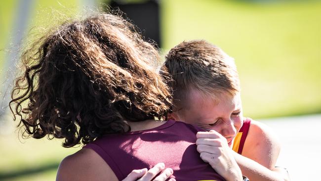 There was plenty of emotion at the end of close races.