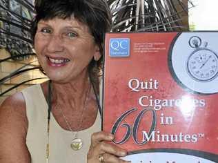 Donna Nevin has the perfect New Year’s Resolution for all smokers. . Picture: Emma Channon 