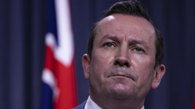 “Get on a plane now,” was WA premier Mark McGowan’s advice to West Australia residents in NSW. Picture: Matt Jelonek/Getty Images