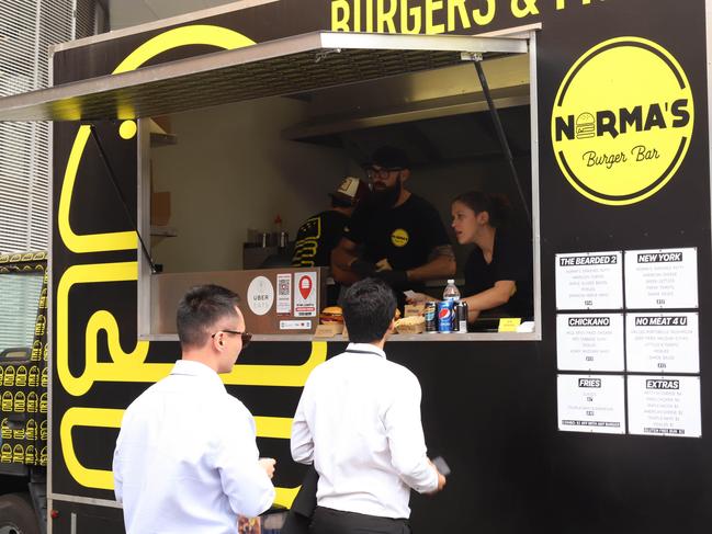 Norma’s Burger Bar, a relatively new addition to the food truck scene.