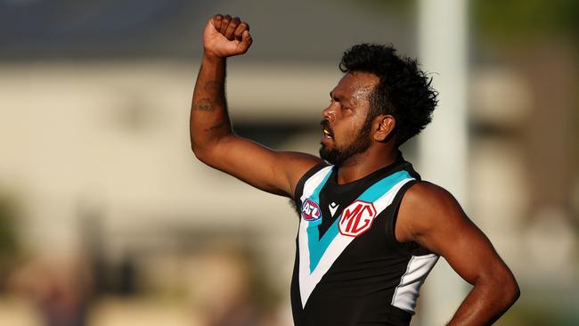 Junior Rioli will add some X-Factor for Port Adelaide. Picture: Getty Images