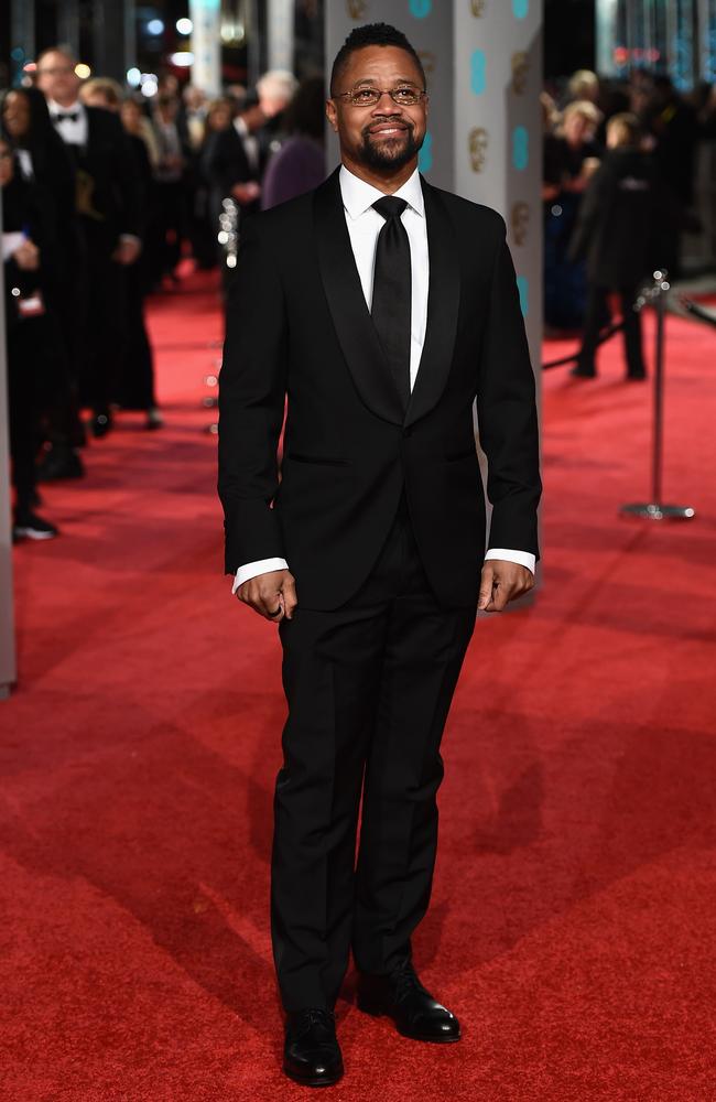 Cuba Gooding Jr attends the British Academy Film Awards at the Royal Opera House on February 14, 2016 in London. Picture: Getty