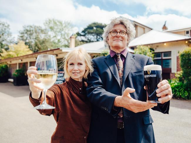 Operators Ken Parfrey and Jackie Airey at their hotel in 2020. Picture: Chloe Smith