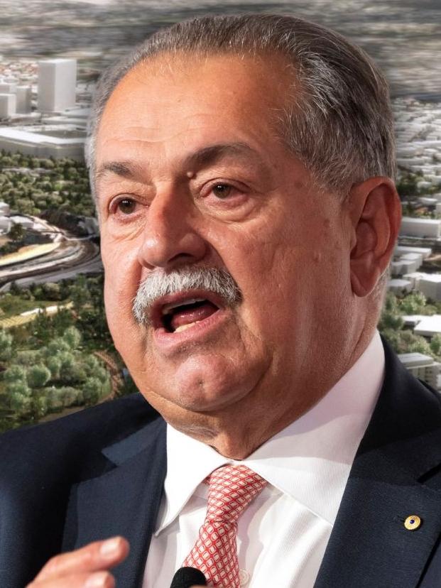 Brisbane’s 2032 Olympic Games boss Andrew Liveris says a new stadium should be built at Victoria Park.