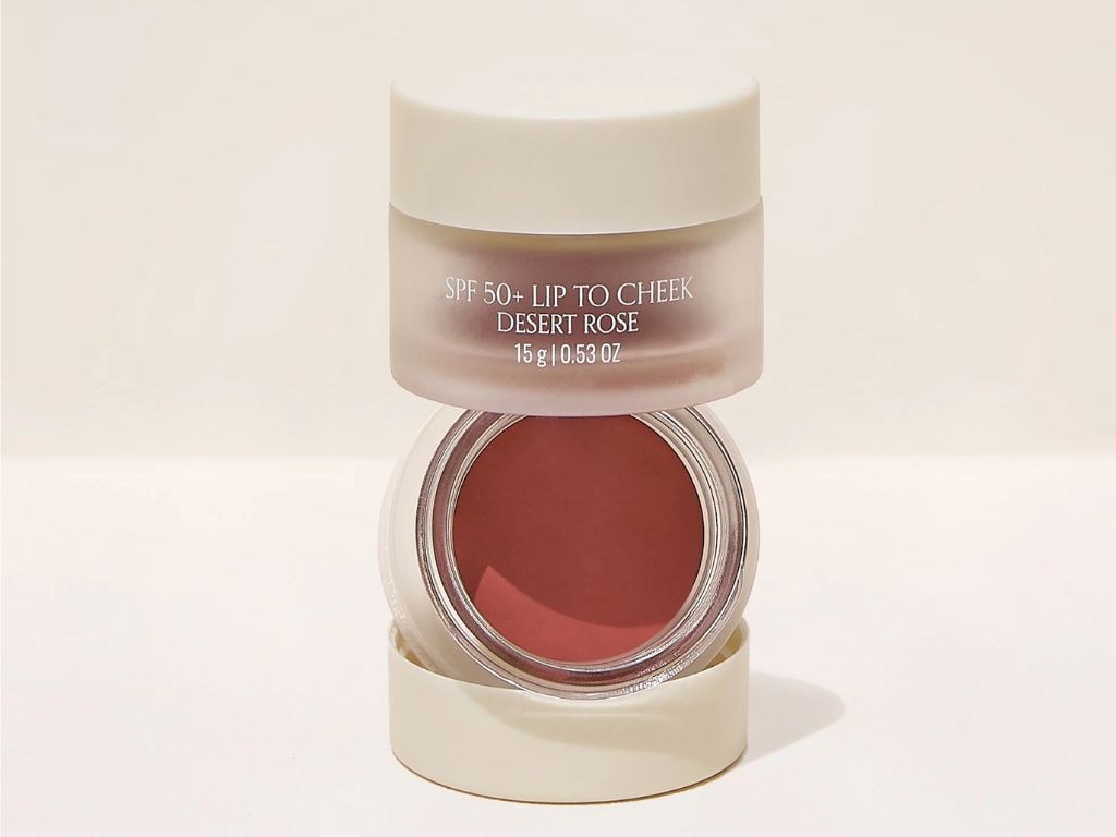 To replicate Steph’s effortless glow, this Lip to Cheek product is a must-have. Picture: Outside Beauty and Skincare