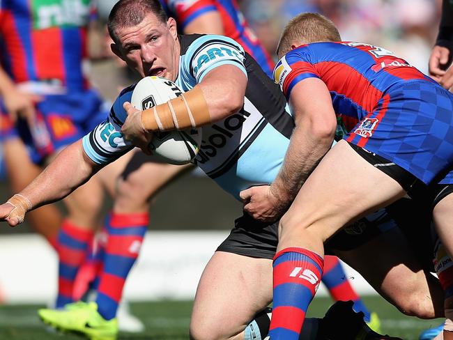 Paul Gallen was the Sharks’ best.