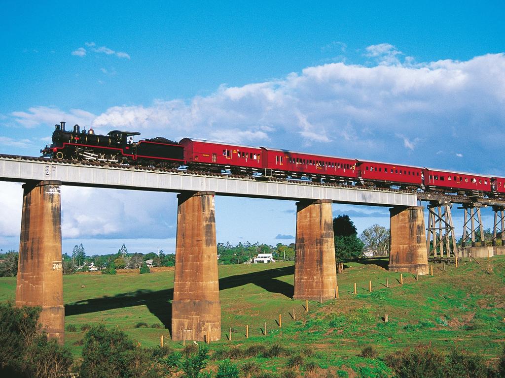 The Valley Rattler steam train is a top attraction in the Gympie region.