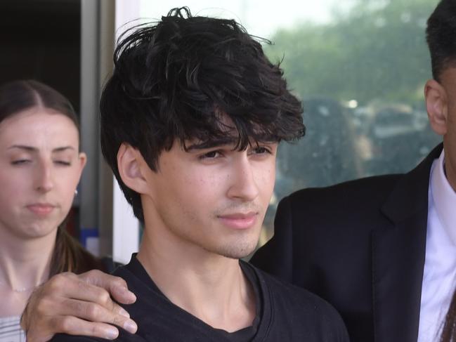 ADELAIDE, AUSTRALIA - NewsWire Photos OCTOBER  20 2023: 18-year-old Dhirren Randhawa is seen leaving Christies Beach Magistrates Court. Picture: NCA NewsWire / Roy VanDerVegt