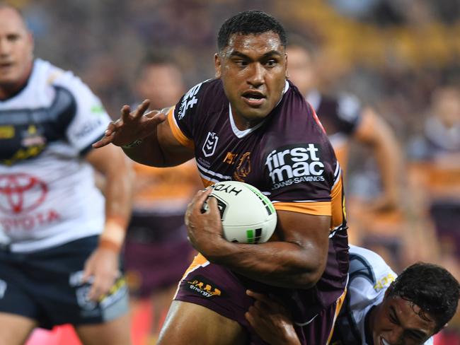 Tevita Pangai Junior of the Broncos. Picture: AAP Image/Dan Peled