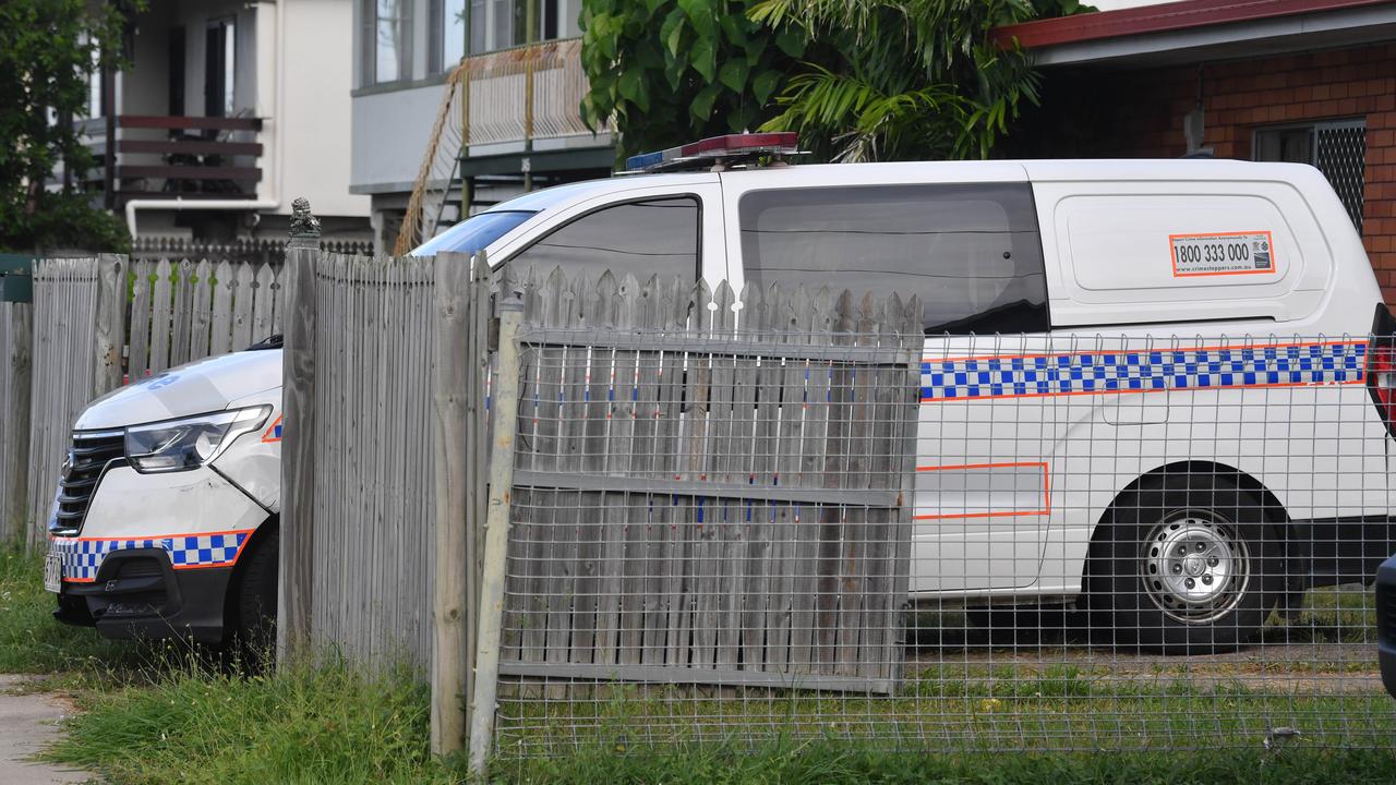 Death at home in Charles Street, Kirwan. Picture: Evan Morgan