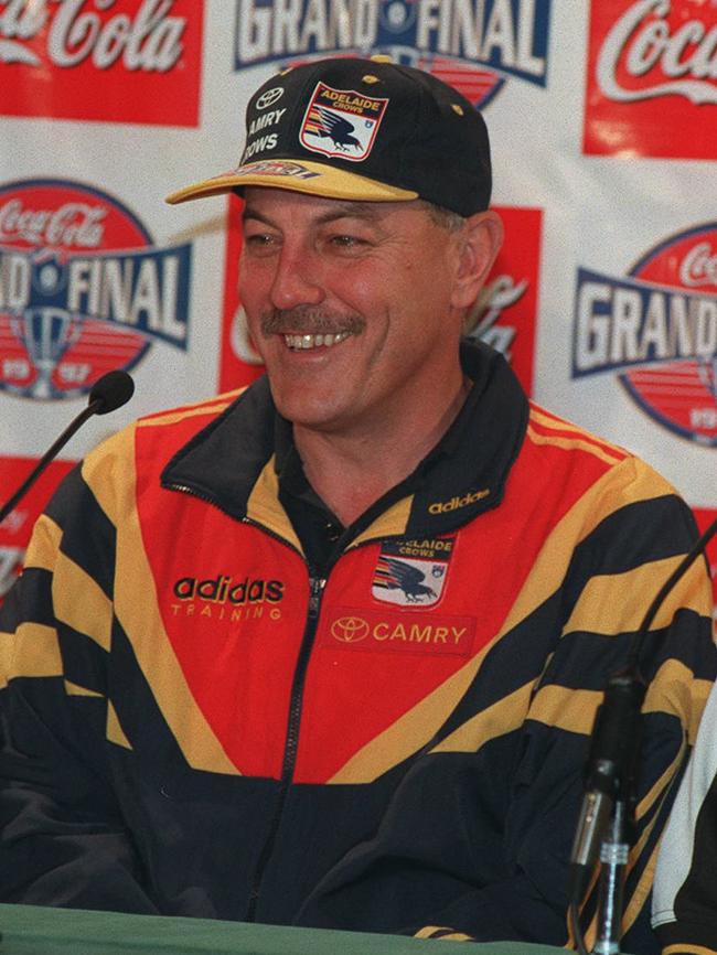 ... and Blight as Crows coach in 1997.