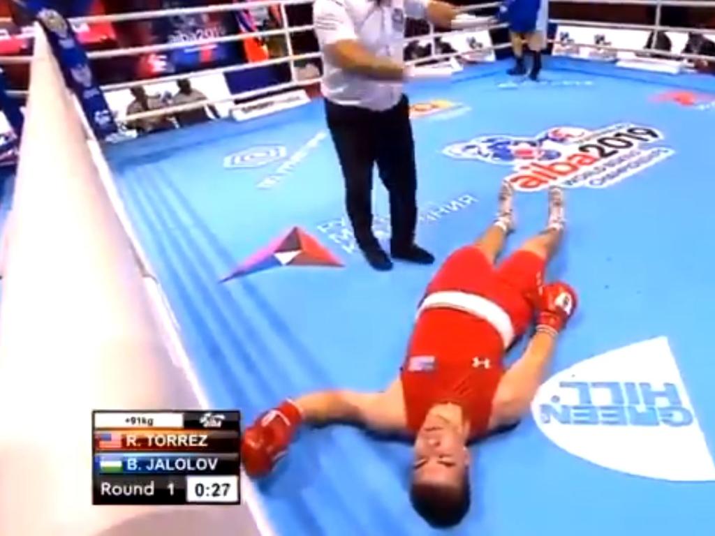 Richard Torrez was knocked out by Bakhodir Jalolov.