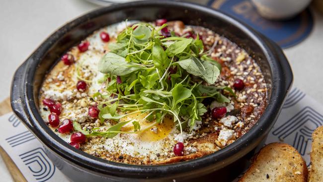 The Middle Eastern inspired eggs will warm you from within. Picture: Nicole Cleary