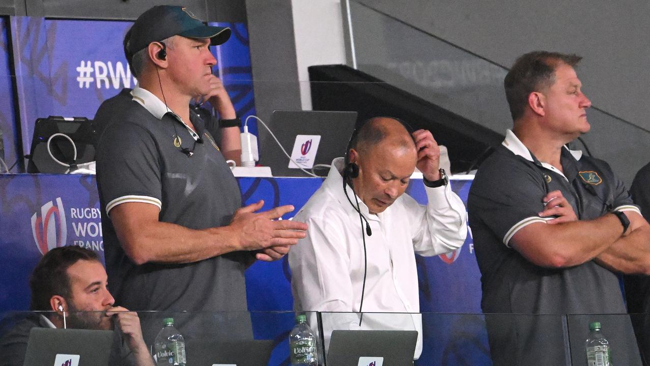 Eddie Jones at the Rugby World Cup this year. Picture: Stu Forster/Getty Images