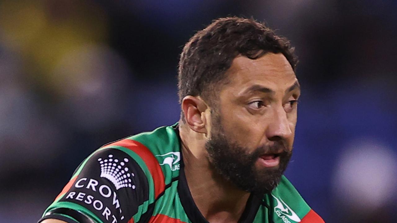 As South Sydney‘s super sub, Benji Marshall, prepares for his first finals series since 2017, the champion playmaker is yet to decide if he’ll extend his stellar career. Picture: Mark Kolbe / Getty Images
