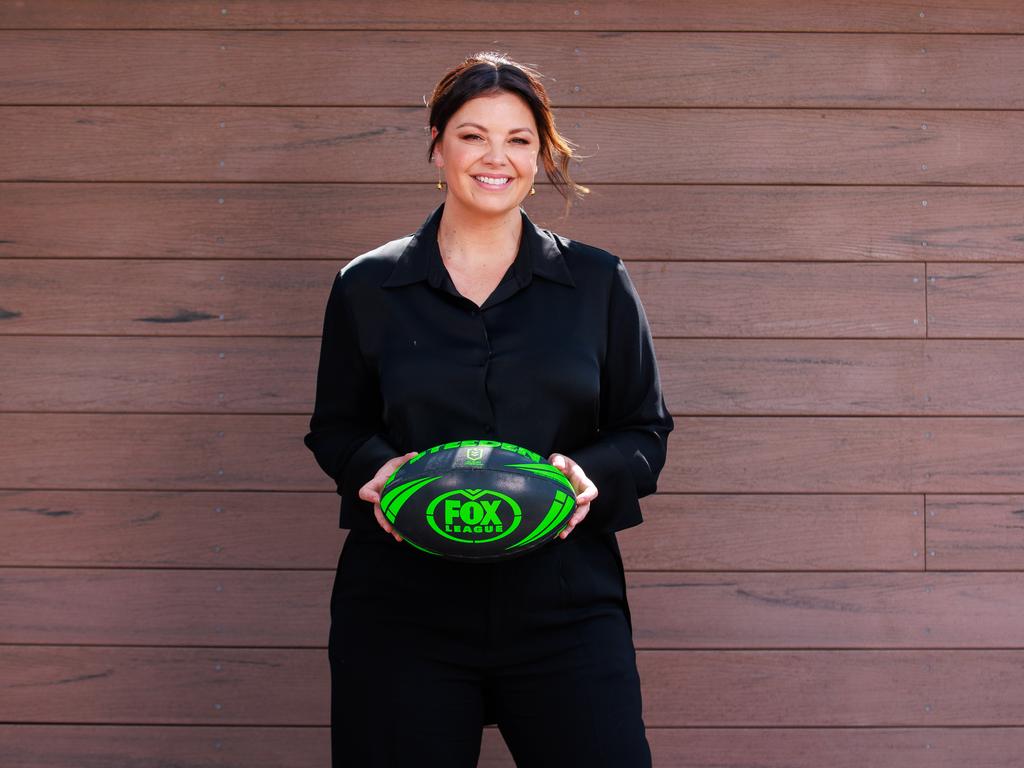 Yvonne Sampson lent her voice to educate the US audience on rugby league. Picture: Justin Lloyd.