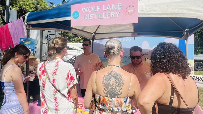 Wolf Lane Distillery had a queue from the get-go.