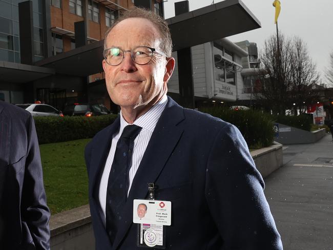 Professor Mark Fitzgerald, who helped Daniel Andrews during his recovery, is ‘dumbfounded’ that The Alfred hospital has not received funding. Picture: Alex Coppel