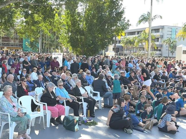 2024 Anzac Day Morning Service Lismore Memorial Baths.