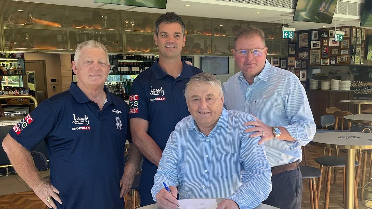 The guru (Phil Gould), coach (Cameron Ciraldo) and billionaires (Arthur Laundy and Craig Laundy) behind the Belmore revival.