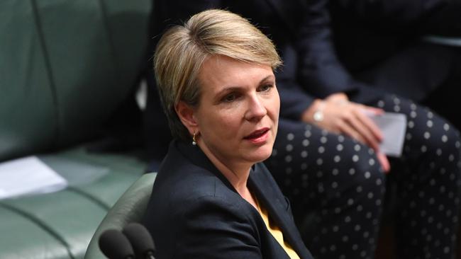 Deputy Opposition Leader Tanya Plibersek in parliament yesterday. Picture: AAP