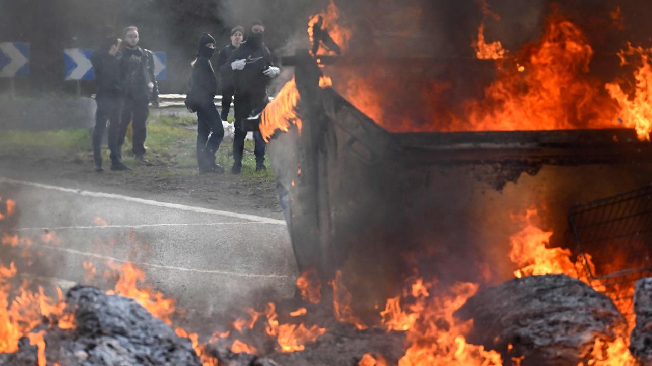 France is on fire. Picture: Damien Meyer/AFP