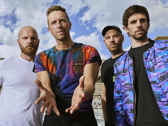 Will Coldplay add an Australian leg to their “world” tour? Picture: Supplied