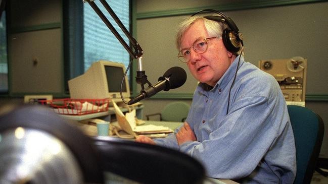 ABC radio presenter Philip Satchell at the ABC’s Collinswood studio.