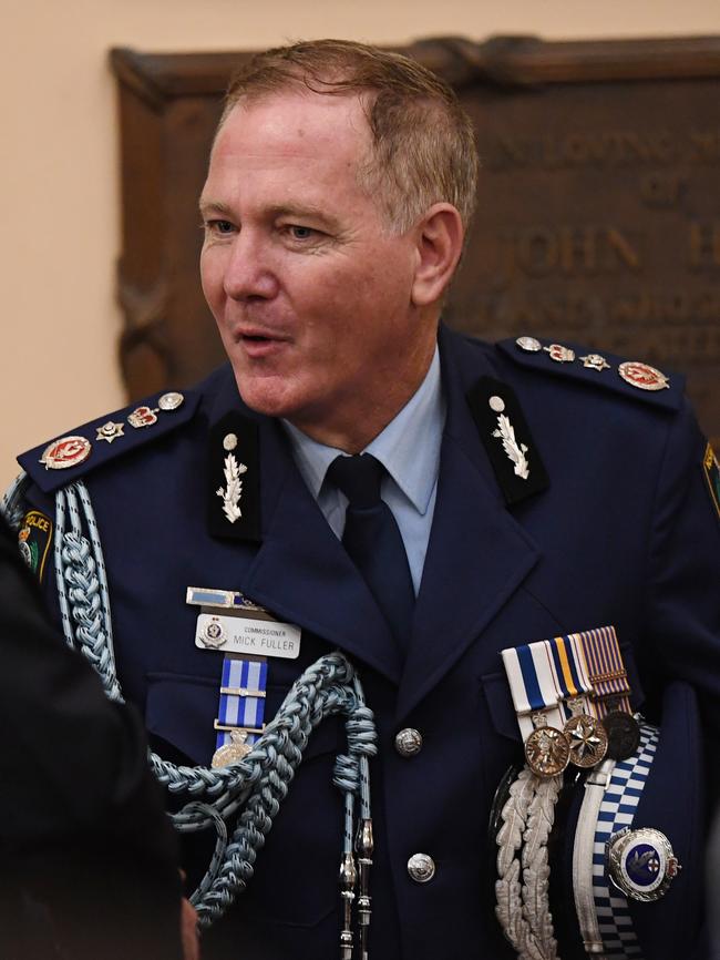 NSW Police Commissioner Mike Fuller. Picture: AAP/David Moir