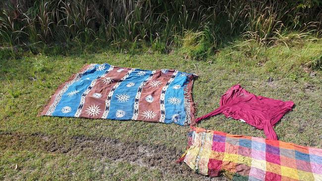 Police wish to speak to the owner of clothing left behind at scene of vandalism by car hooning at Green Point, Angourie.