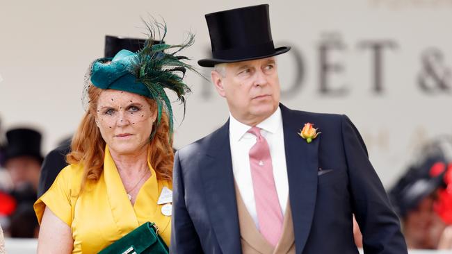 Prince Andrew and ex wife Sarah Ferguson. She is said to be his lone public supporter. Picture: Getty