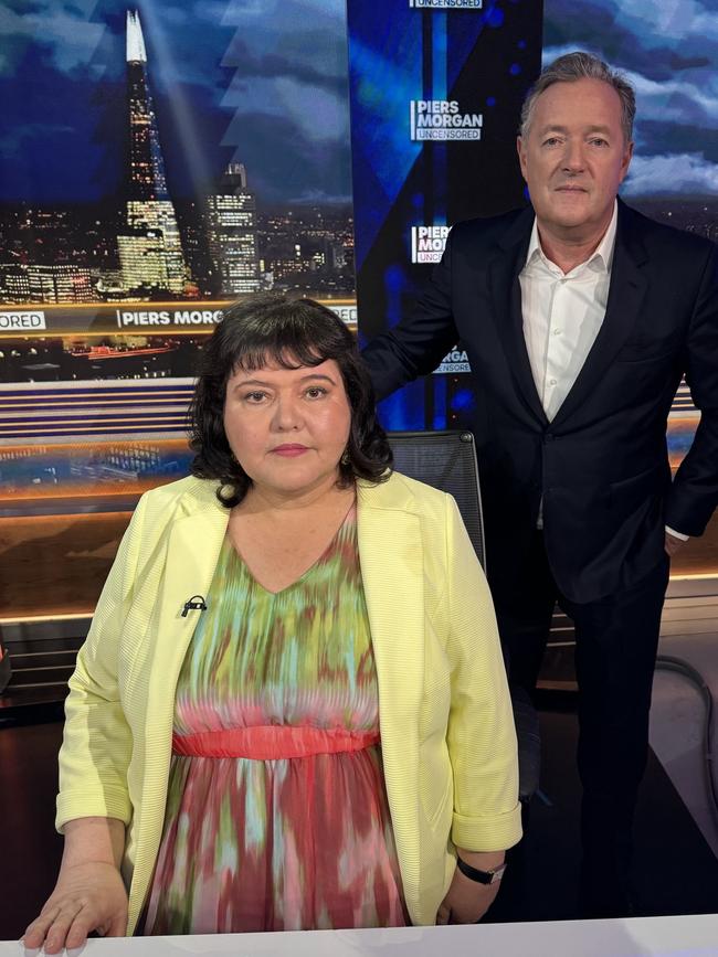 Fiona Harvey was interviewed by Piers Morgan last month.