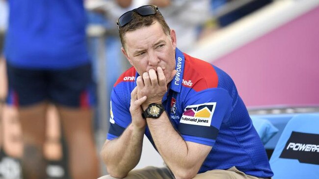 Newcastle Knights coach Adam O'Brien. Picture: NRL Photos