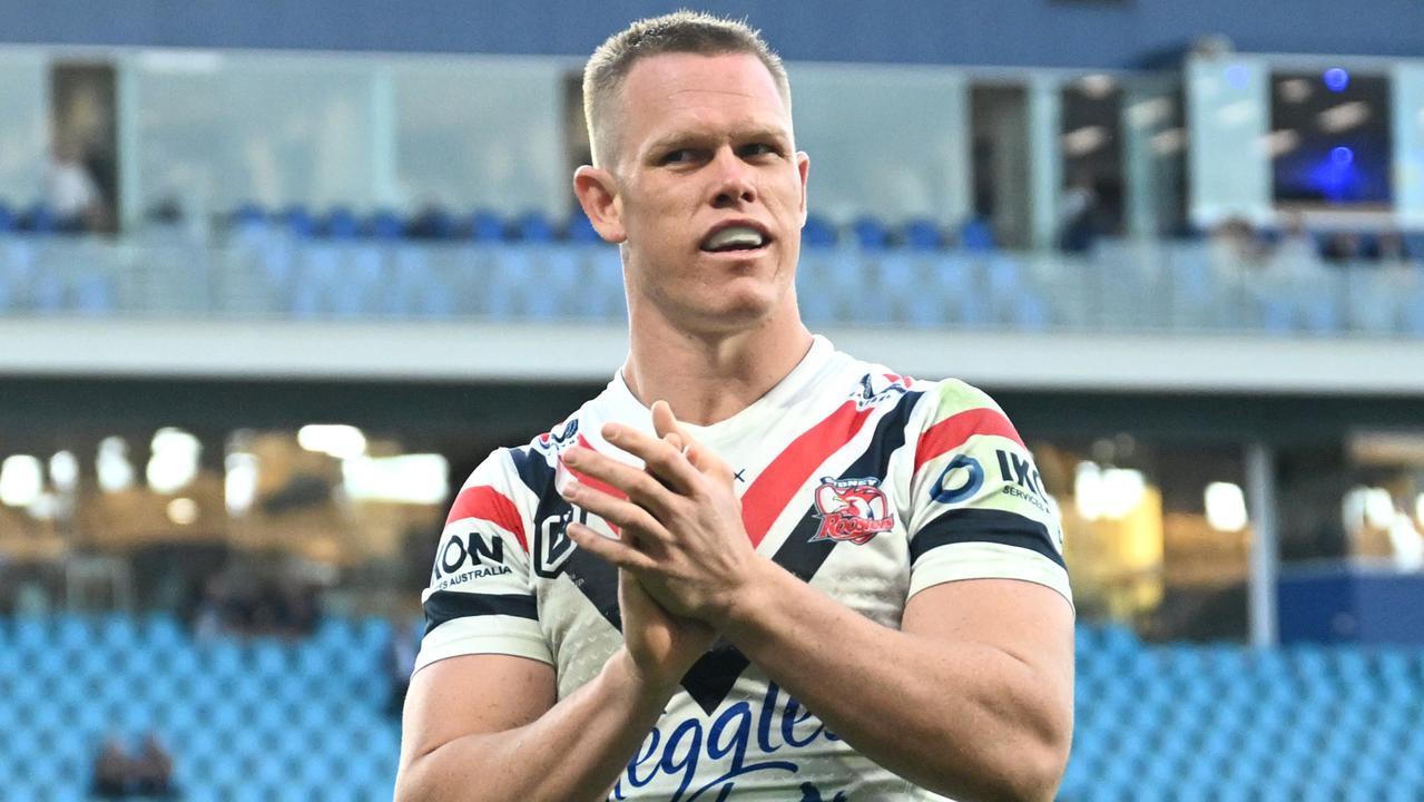 NRL 2023 RD21 Gold Coast Titans v Sydney Roosters - Lindsay Collins, Celebration. Picture: Chloe Davis