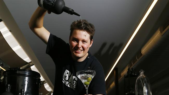 WORLD'S BEST VODKA - Ryan Hartshorn has been awarded the world's best vodka from his sheep whey vodka. PICTURE : MATT THOMPSON