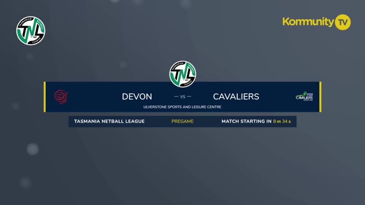 Replay: Devon v Cavaliers (Opens) — 2025 Tasmanian Netball League Round 13