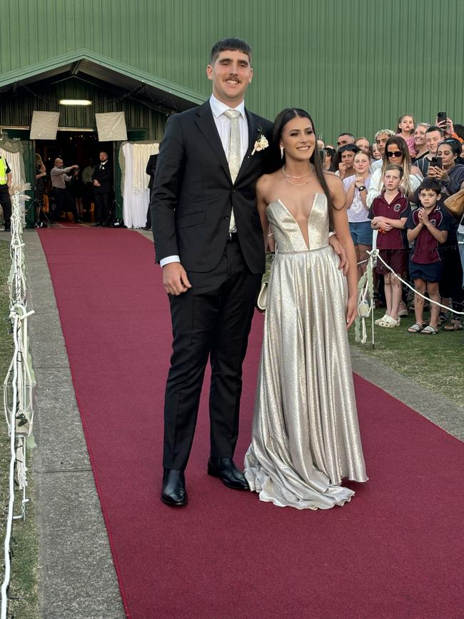 The students of Nanango State High School celebrating their formal.