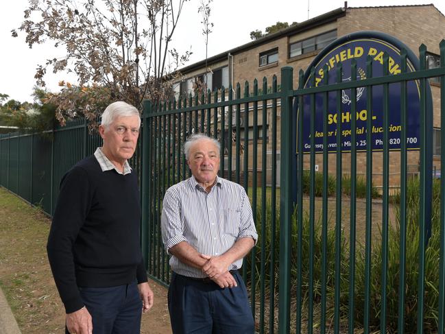 Mr Domanski and Dr Freelander claim the school has a recurring mould problem. Picture: Simon Bullard