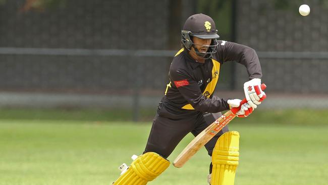 Scott Edwards batting for Richmond in a season when he posted almost 650 runs. Picture: Stuart Milligan