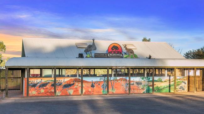 The emu enclosure at Erldunda Roadhouse is much-loved by guests. Picture: Facebook.