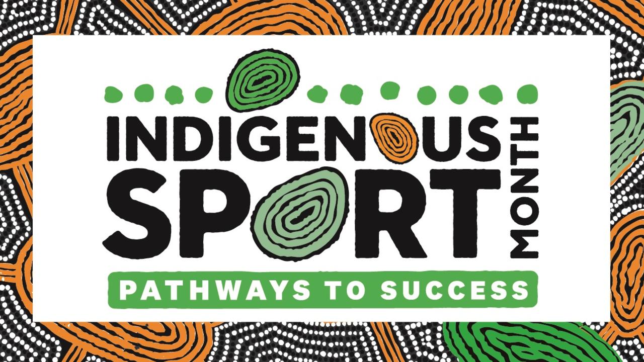 Indigenous Sport Month logo for Kids News