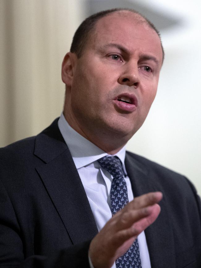 Treasurer Josh Frydenberg invoked Thatcherism as a way out of Australia’s problems. Picture: NCA NewsWire / David Geraghty