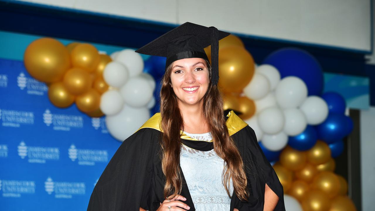 Lauren LaMonica. JCU graduation ceremony for College of Public Health, Medical and Veterinary Sciences and College of Medicine and Dentistry. Picture: Shae Beplate.