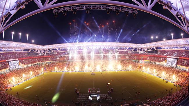 Suncorp Stadium won’t host the 2022 NRL grand final but could be in the frame again from next year. Picture: Josh Woning