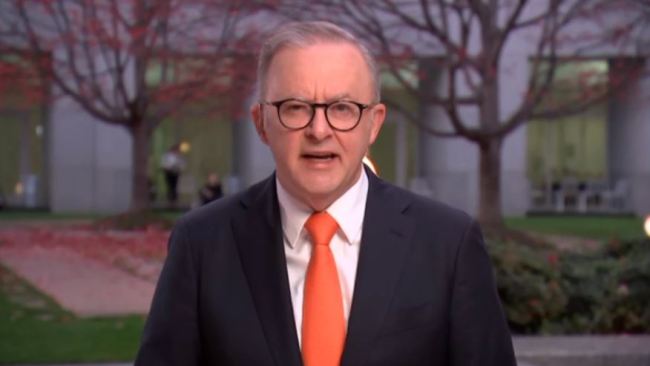 Prime Minister Anthony Albanese has refused to rule out the possibility of an early election after speculation Labor's federal budget could trigger Aussies to head to the polls sooner than 2025. Picture: Sky News Australia
