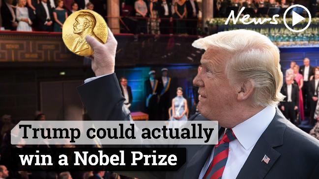 Trump nominated for Nobel Peace Prize